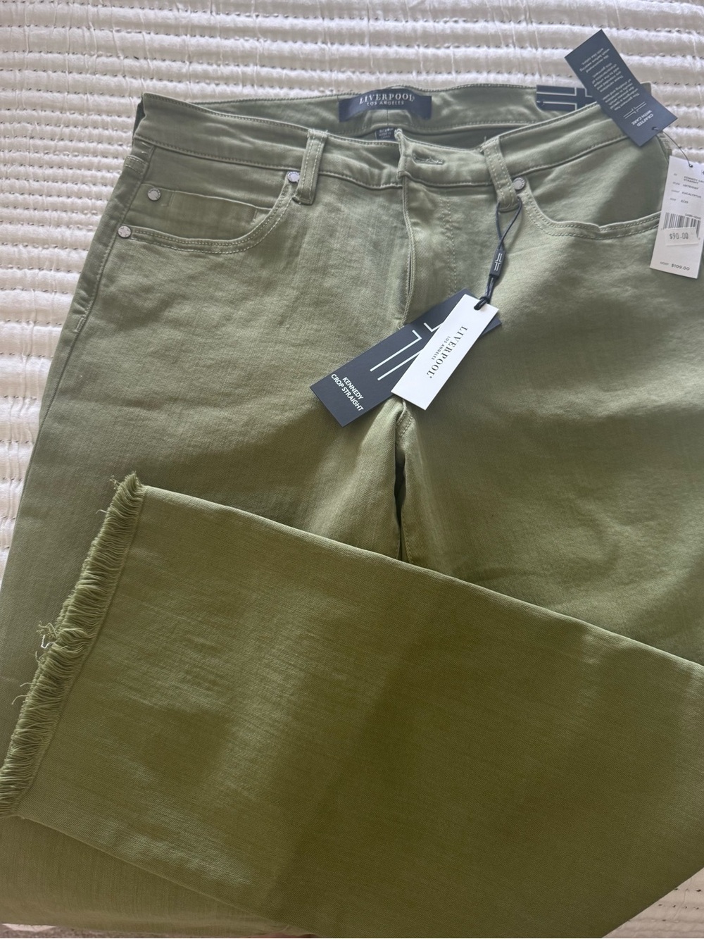 Women’s
Kennedy Crop-Straight Jeans - Olive - Picture 3 of 6